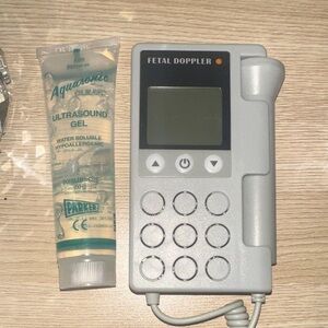 Advanced Gray Fetal Doppler with Ultrasound Gel